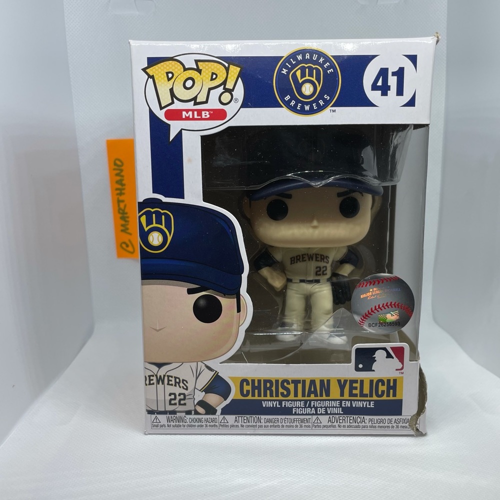 MVP, Christian YELICH of the MKE Brewers Funko Pop